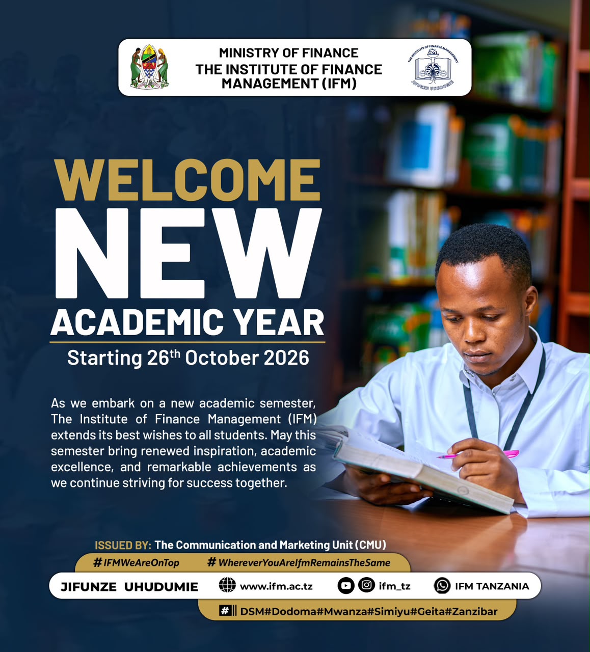 Welcome to the New Academic Year